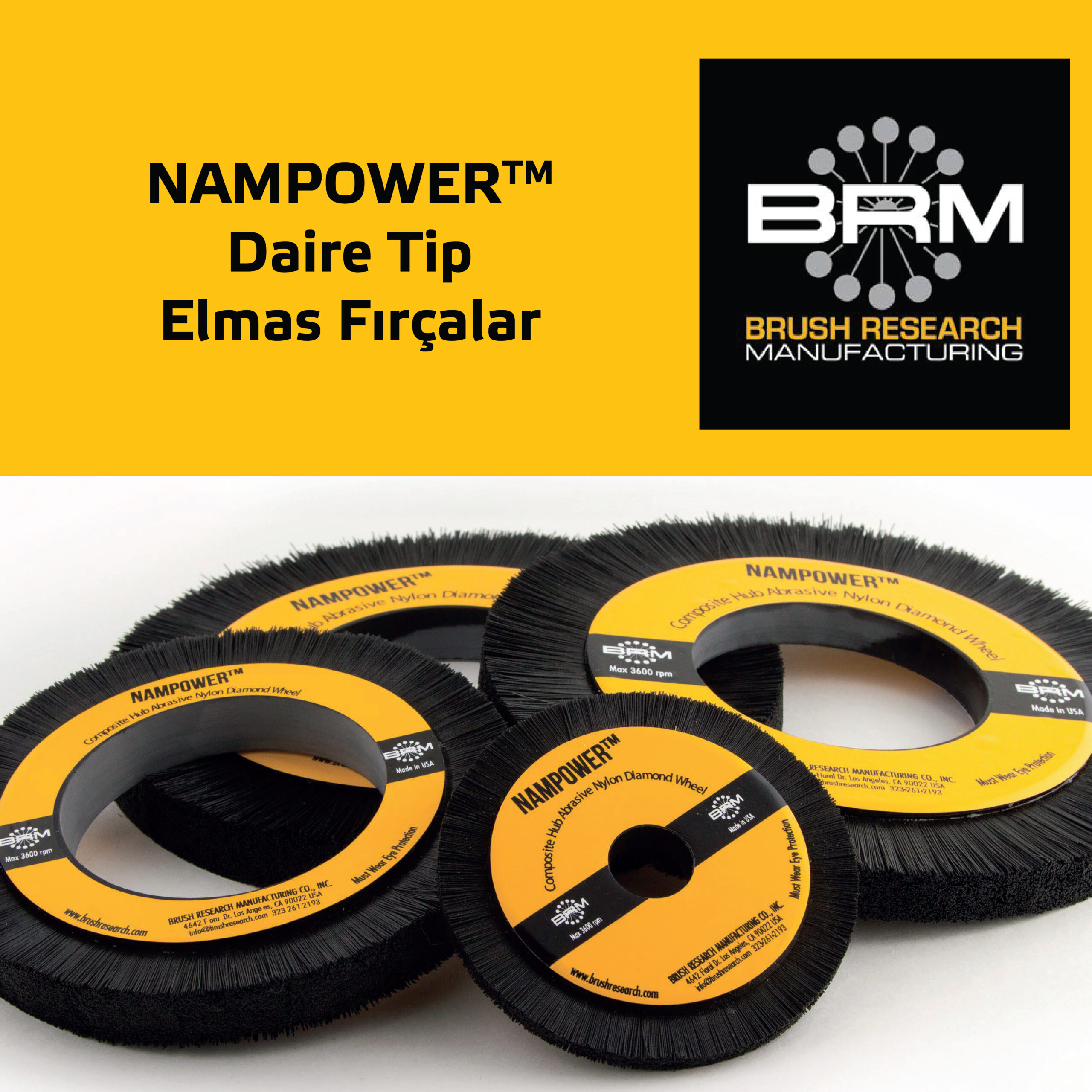 Nampower Daire Tip Elmas Fircalar scaled, Süleyman Görmüş Otomotiv, Endüstriyel Çapak Alma, Yüzey İşleme Teknolojileri, Nampower, Endüstriyel Fırça, Yüzey Finisajı, Elmas Honlama Ucu, Hassas Yüzey Finisajı, Türkiye Distribütörü