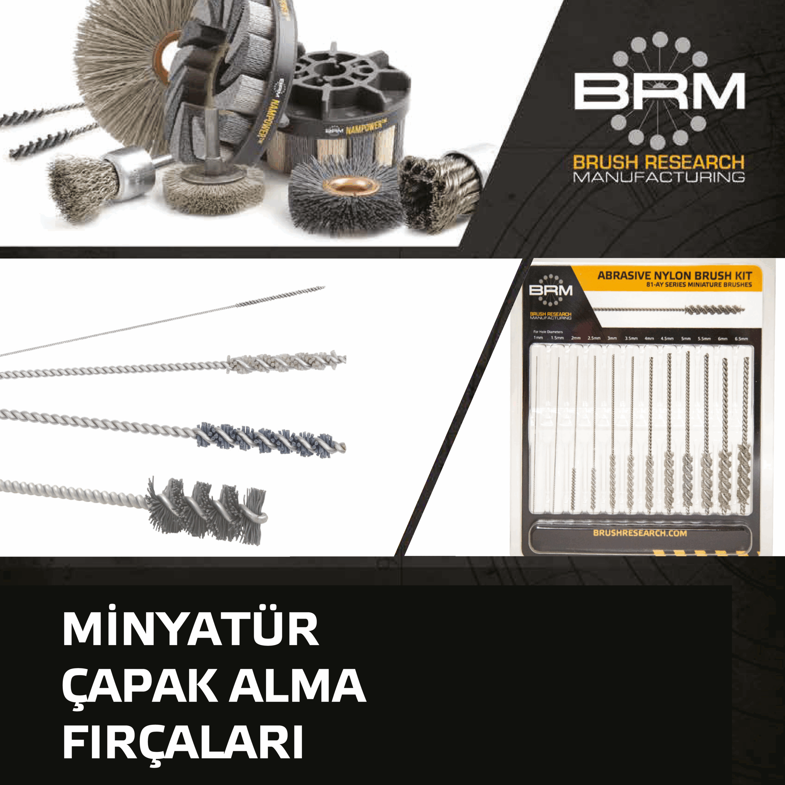 minyatur capak alma fircalari kapak scaled, Süleyman Görmüş Otomotiv, Endüstriyel Çapak Alma, Yüzey İşleme Teknolojileri, Türkiye Distribütörü